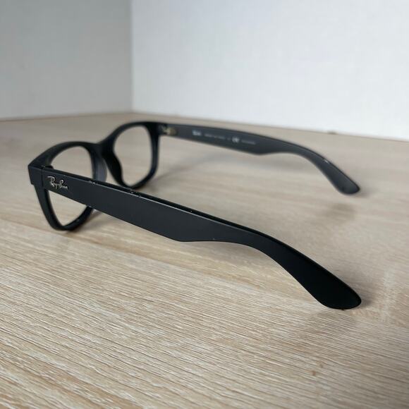 Ray-Ban RB2132 New Wayfarer 622/58 Sunglasses Rubber Black FRAMES ONLY 55-18 - Picture 7 of 8